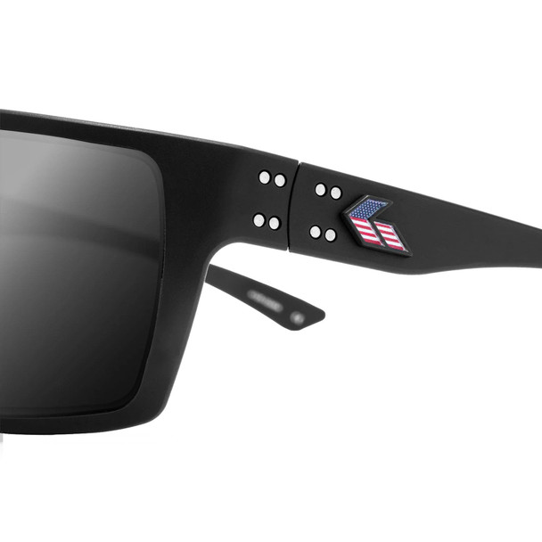 product variation Black w/Patriot G Logo Frame / Smoke Optimized Polarized (OPz) Lenses | VLT - 10% image