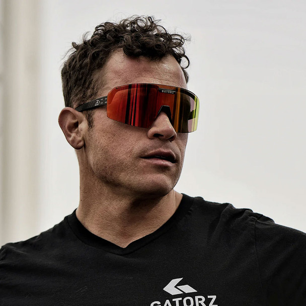 product variation Graphite w/Engraved Logo Frame / ANSI Z87.1+ Rose w/Sunburst Mirror w/Anti-Fog Lenses | VLT -13% image