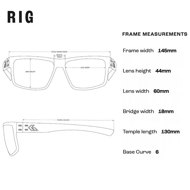 product variation Black w/Black Logo Frame / Smoke Non-Polar Lenses | VLT - 12% image