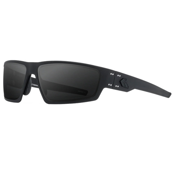 product variation Black w/Black Logo Frame / ANSI Z87.1+ MILSPEC Ballistic Smoke w/Anti-Fog Lenses | VLT - 17% image