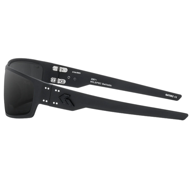 product variation Black w/Black Logo Frame / ANSI Z87.1+ MILSPEC Ballistic Smoke w/Anti-Fog Lenses | VLT - 17% image