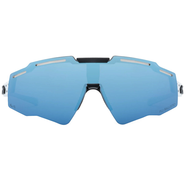 product variation Frost w/Black Logo Frame / ANSI Z87.1+ Smoke Polarized w/ Blue Mirror w/Anti-Fog Lenses | VLT - 13% image