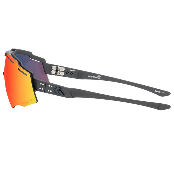 product variation Graphite w/Black Logo Frame / ANSI Z87.1+ Smoke Polarized w/Sunburst Mirror w/Anti-Fog Lenses | VLT - 13% image