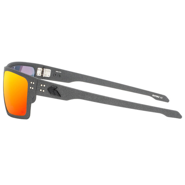 product variation Graphite w/Black Logo Frame / Rose Optimized Polarized (OPz) w/ Sunburst Mirror Lenses | VLT - 15% image