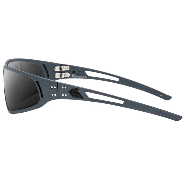 product variation Slate w/Black Logo Frame / Smoke Optimized Polarized (OPz) Lenses | VLT - 10% image