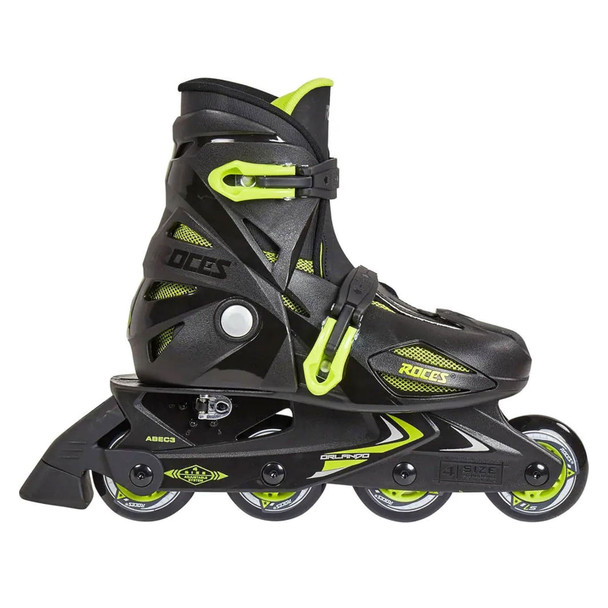 product variation Open Box (Damaged package): ROCES Inline  Orlando , Color: Black/Lime, Size: 13JR-3 (ORL3-400687-00009-13) image
