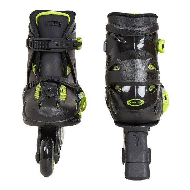 product variation Open Box (Damaged package): ROCES Inline  Orlando , Color: Black/Lime, Size: 13JR-3 (ORL3-400687-00009-13) image