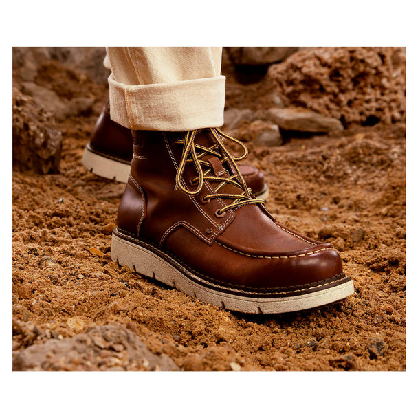 product variation CAT Men's Covert Leather Brown Boots (P725361) image