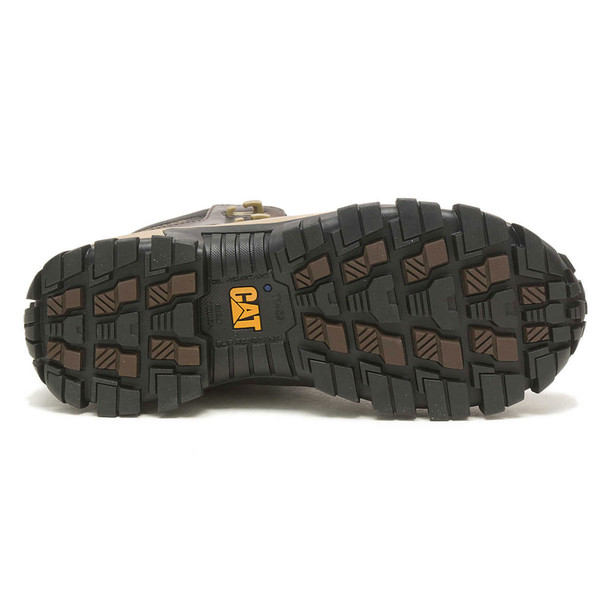 product variation CAT Men's Invader Hiker Waterproof Slip-Resistant Composite Toe Coffee Bean Work Boots (P91541) image