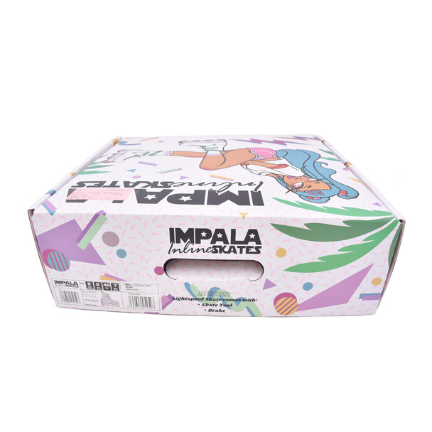 product variation Open Box (Great condition, limited use): Impala Lightspeed Inline Skate, Color: Fairy Floss, Size: 9 image