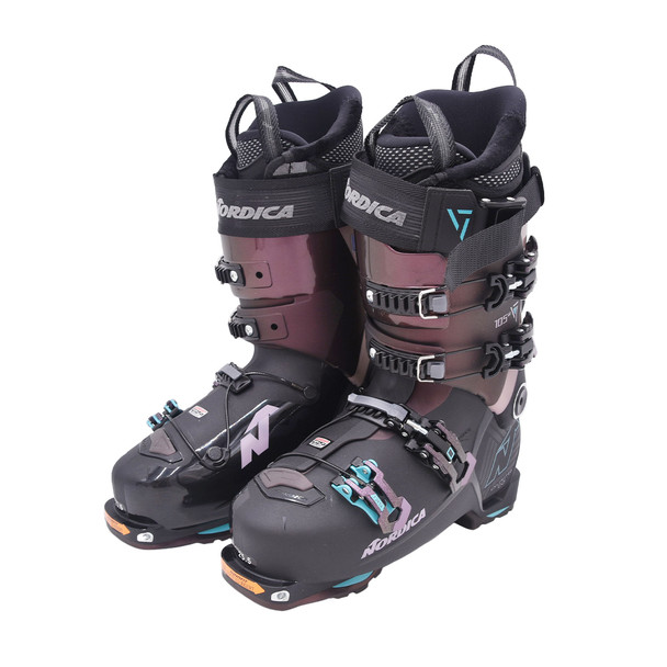 product variation Open Box (Great condition, limited use): NORDICA Women Unlimited 105 W Dyn Boots, Color: Black/Irid Purple/Red, Size: 25.5 (050P37004R5-25.5) image