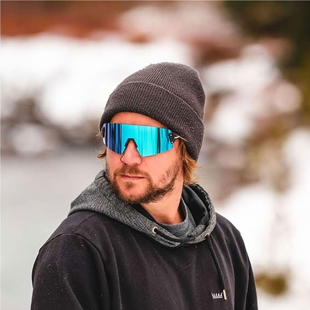 product variation OPTIC NERVE FixieBLAST Matte Black/Smoke Lens with Blue Mirror Sunglasses (22100) image