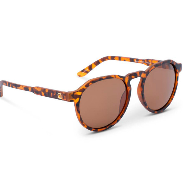 product variation OPTIC NERVE Unisex RiNO Matte Crystal Tortoise with Polarized Brown Lens Lifestyle Sunglasses (22773) image