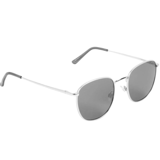 product variation OPTIC NERVE Unisex Townsend Shiny Silver Frame with Smoke Lens Sunglasses (22714) image