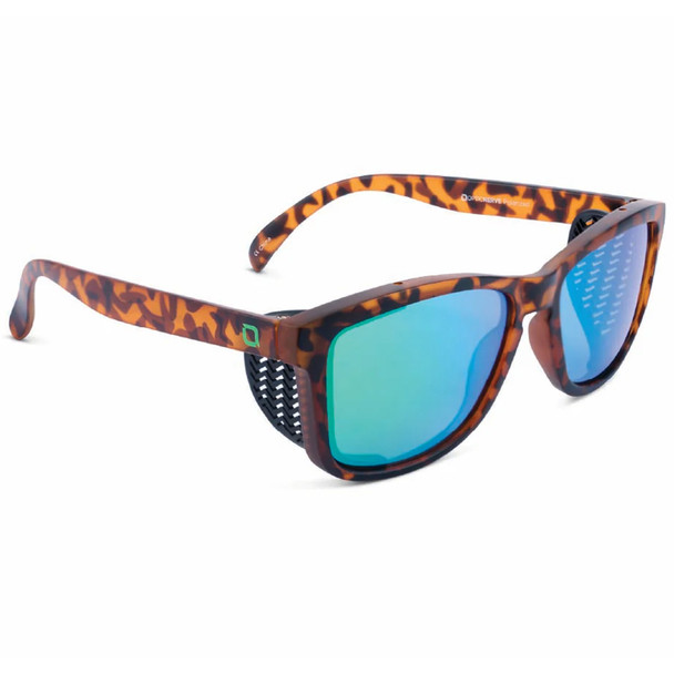product variation OPTIC NERVE Unisex Argo Matte Black/Matte Demi Lifestyle Sunglasses with Polarized Smoke Lens Green Mirror (22834) image