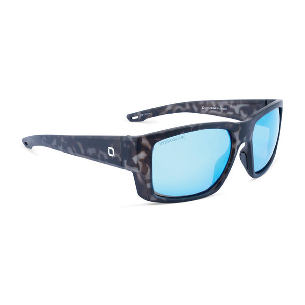 product variation OPTIC NERVE Caddo Matte Gray Tortuga Sunglasses with Hydroglare Polarized Smoke Lens Ice Blue Mirror (22873) image