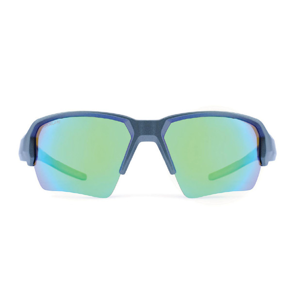 product variation OPTIC NERVE Unisex Durango Matte Aluminum Gray Sport Sunglasses with Hydroglare Polarized Brown Lens Green Mirror (22870) image