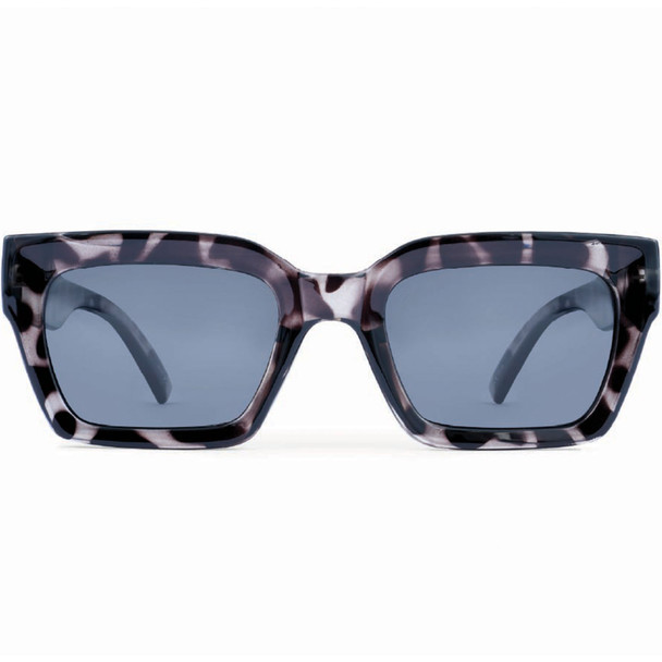 product variation OPTIC NERVE Unisex Afterglow Crystal Gray Demi Frame with Smoke Lens Sunglasses (22830) image