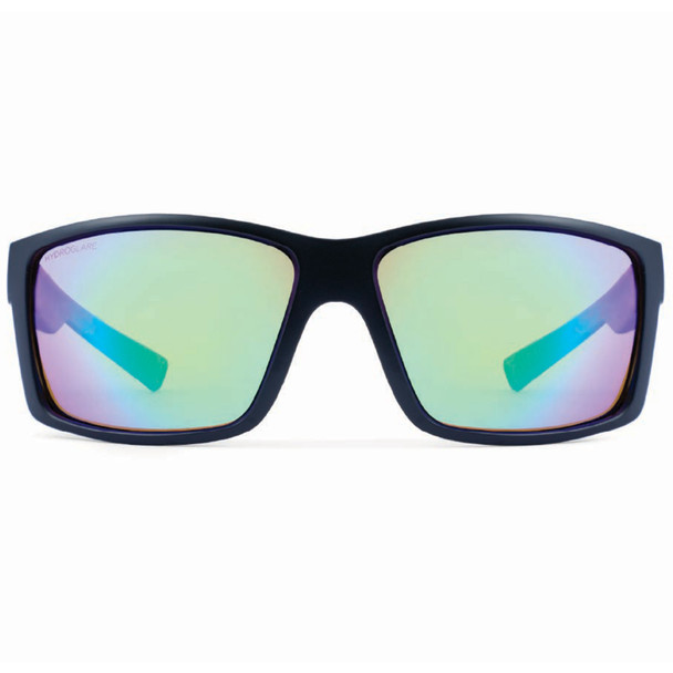 product variation OPTIC NERVE Unisex Staunton Matte Black Frame with HYDROGLARE Polarized Brown Lens Green Mirror Sunglasses (22875) image