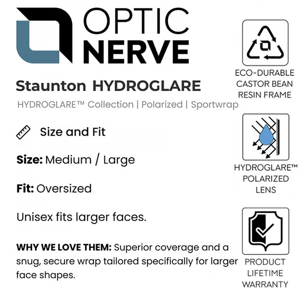 product variation OPTIC NERVE Unisex Staunton Matte Aluminum Gray Frame with HYDROGLARE Polarized Smoke Lens Ice Blue Mirror Sunglasses (22876) image