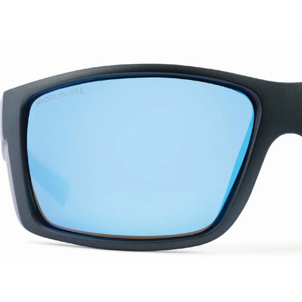 product variation OPTIC NERVE Unisex Staunton Matte Aluminum Gray Frame with HYDROGLARE Polarized Smoke Lens Ice Blue Mirror Sunglasses (22876) image