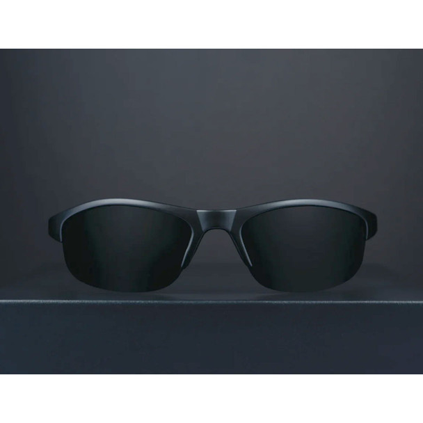product variation OPTIC NERVE Unisex Alpine Matte Black Frame with Polarized Smoke Lens Sunglasses (22844) image