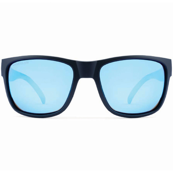 product variation OPTIC NERVE Kingfish Matte Black Sunglasses with Hydroglare Polarized Smoke Lens Ice Blue Mirror (22877) image