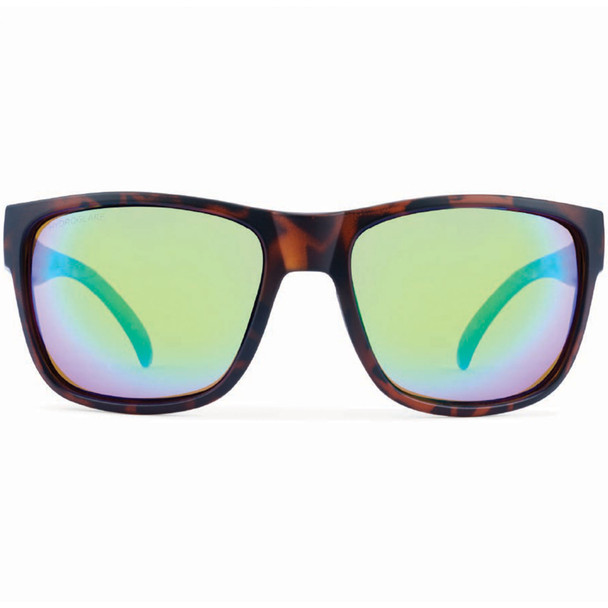 product variation OPTIC NERVE Kingfish Matte Tortoise Sunglasses with Hydroglare Polarized Brown Lens Green Mirror (22878) image