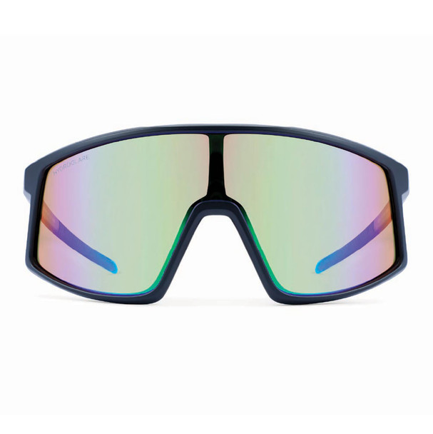 product variation OPTIC NERVE Unisex Stone Cat Matte Black Frame with HYDROGLARE Polarized Brown Lens Green Mirror Sunglasses (22879) image