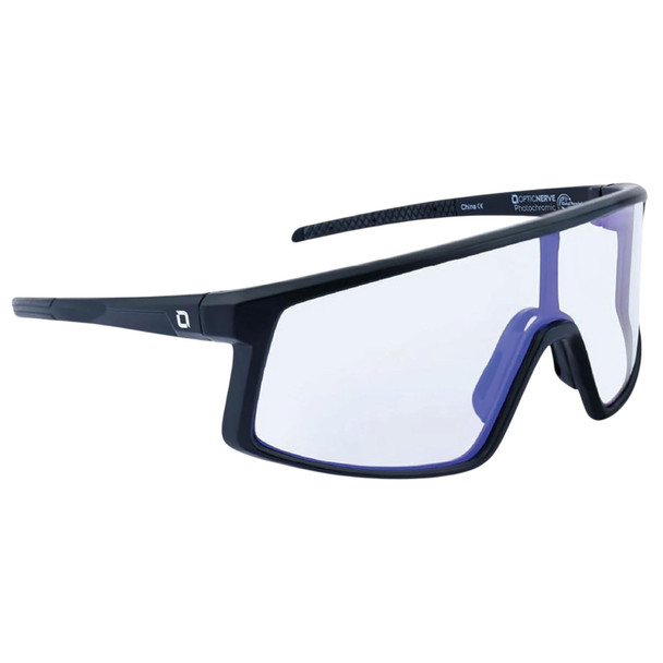 product variation OPTIC NERVE Unisex Stone Cat Matte Black Frame with Photochromic Lens Blue Mirror Sunglasses (22842) image