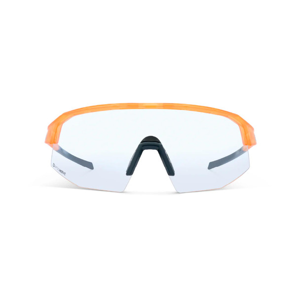 product variation OPTIC NERVE FixieSLICE Crystal Orange with Rose Lens Blue Mirror Sunglasses (22809) image
