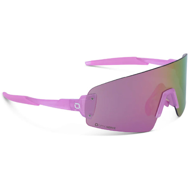 product variation OPTIC NERVE FixieBLISS Crystal Pink with Brown Lens Pink Mirror Sunglasses (22804) image