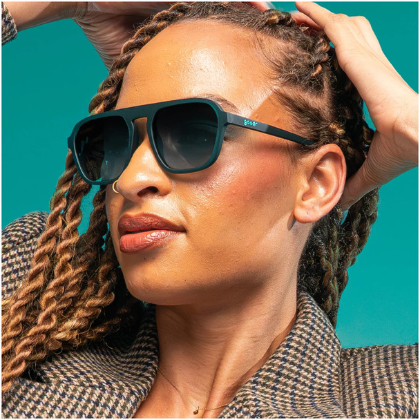 product variation GOODR Unisex Lava Lamp Oracle Teal Sunglasses (G00810-RTG-01) image