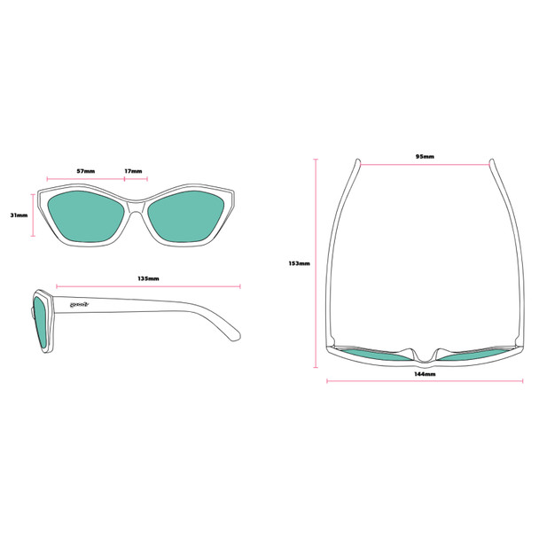 product variation GOODR Unisex Green Tea Nebula Green Sunglasses (G00848-DCG-01) image
