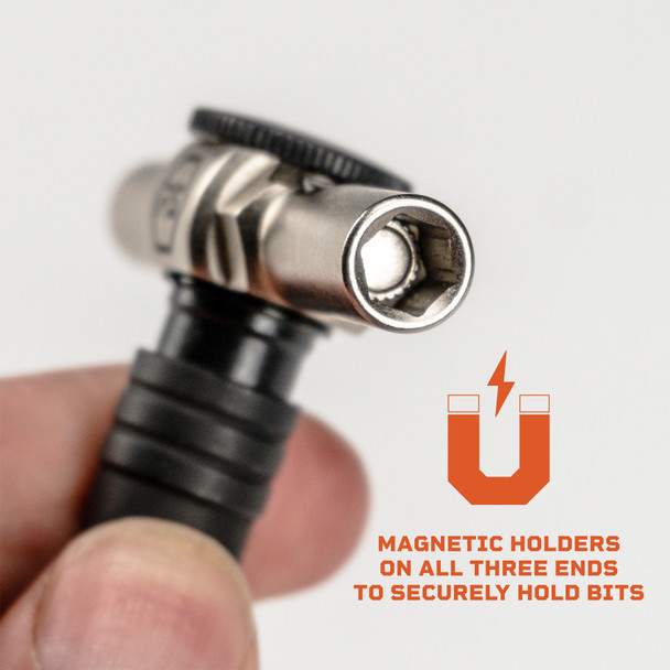product variation Ratcheting T-Way Wrench with Locking Hex Drive image