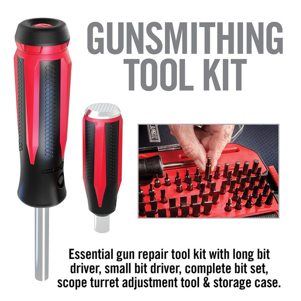product variation Real Avid Smart Drive 90, 90 Piece Gunsmithing Kit With Force Assist LED Bit Driver, Packaged In Carry Case AVSD90 image