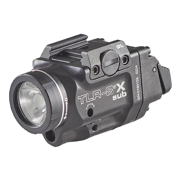 product variation STREAMLIGHT TLR-8 X Sub 500 Lumens White LED Tactical Weapon Light with Red Laser fits Glock 43X/48 MOS (69411) image