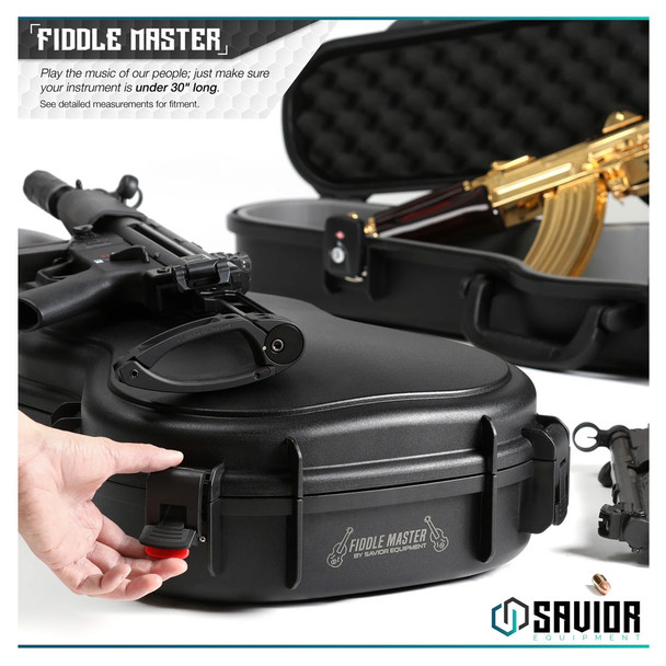 product variation SAVIOR EQUIPMENT Fiddle Master 30in Black Violin Case (SAV-RC-VIOLIN-BK) image
