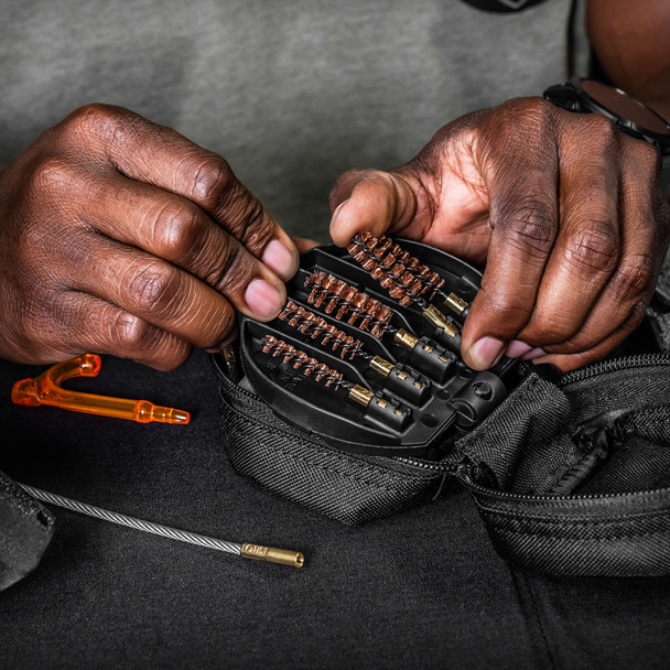 product variation GRITR Deluxe Multi-Caliber Gun Cleaning Kit .17–12GA w/ Bronze Brushes, CLP image