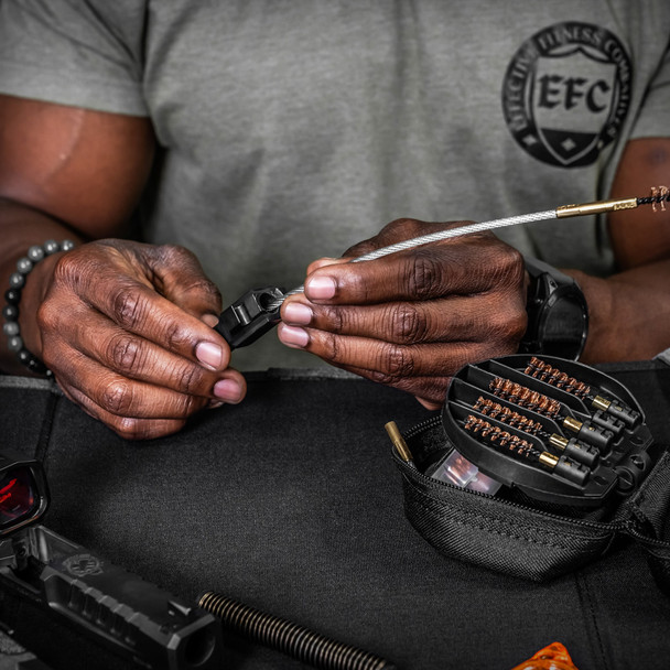 product variation GRITR Deluxe Multi-Caliber Gun Cleaning Kit .17–12GA w/ Bronze Brushes, CLP image