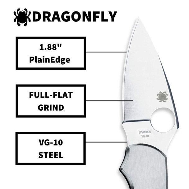 product variation SPYDERCO Dragonfly Folding Knife (C28P) image