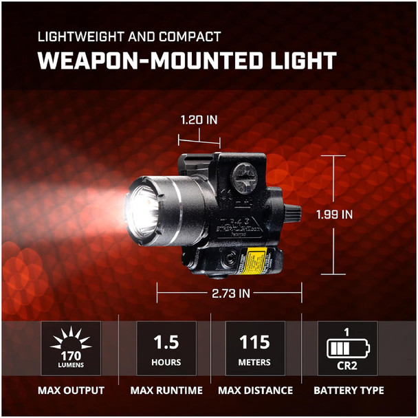product variation STREAMLIGHT TLR-4 Tactical Weapon Light w/ Integrated Red Aiming Laser for H&K USP Full-Size (69242) image