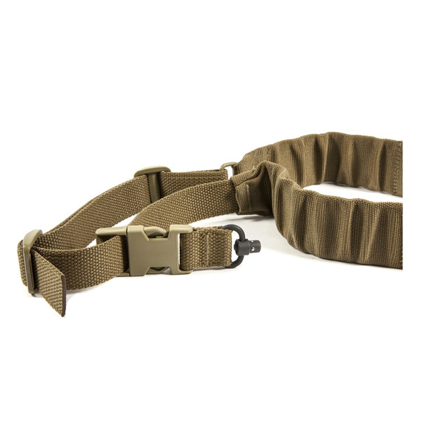 product variation BLUE FORCE UDC Padded Bungee 1 Point Push Button Adapter Coyote Brown Sling (UDC-200-BG-PB-CB) image