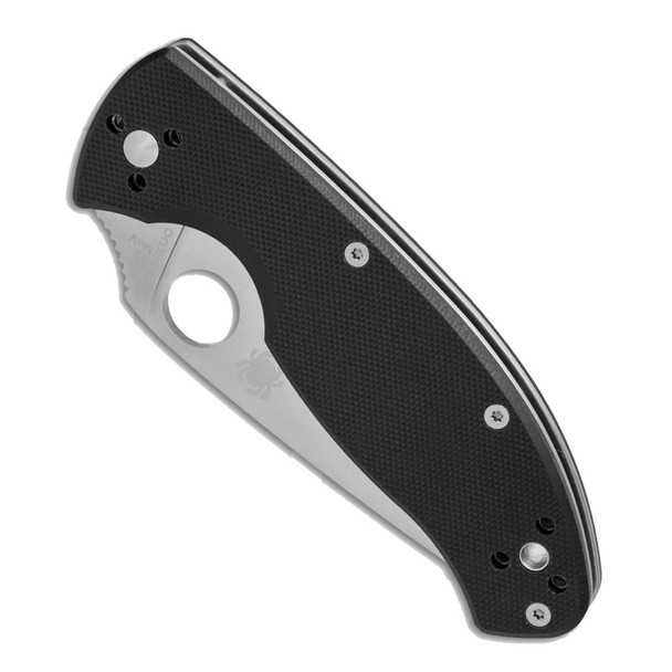 product variation SPYDERCO Tenacious G-10 Black Handle CombinationEdge Folding Knife (C122GPS) image