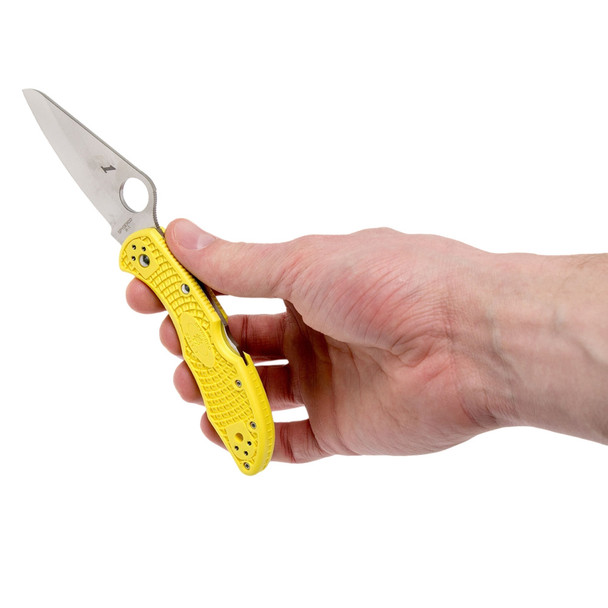 product variation SPYDERCO Salt 2 3in PlainEdge Blade/FRN Yellow Folding Knife (C88PYL2) image
