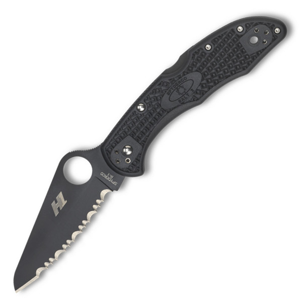 product variation SPYDERCO Salt 2 3in FRN Black/Black SpyderEdge Blade Folding Knife (C88SBBK2) image