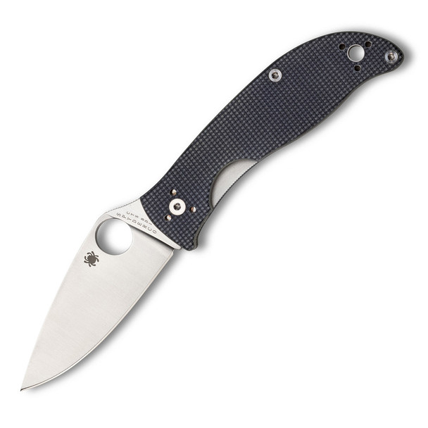 product variation SPYDERCO Polestar Folding Knife, Plain Edge, G-10 Gray, CTS BD1 (C220GPGY) image
