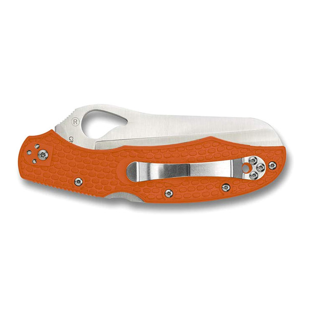 product variation SPYDERCO Cara Cara Rescue 2 FRN Orange Handle SpyderEdge Folding Knife (BY17SOR2) image