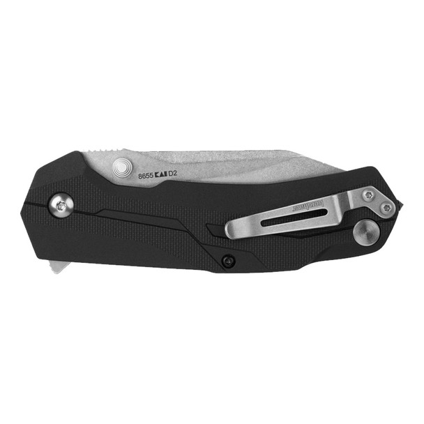 product variation KERSHAW Drivetrain 3.2in Stonewashed Silver Blade Black Handle Folding Knife (8655) image