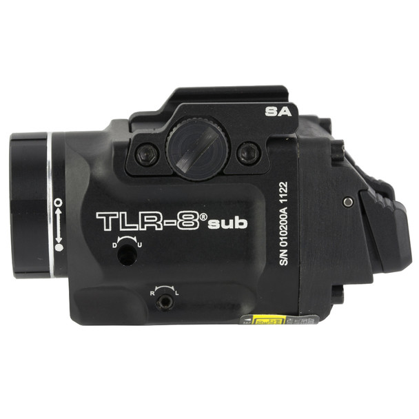 product variation STREAMLIGHT TLR-8 X Sub 500 Lumens White LED Weapon Light with Red Laser fits Springfield Hellcat (69419) image